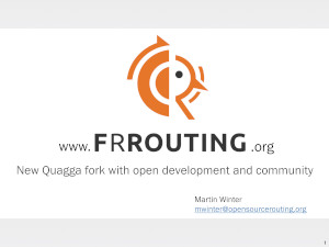 FRRouting Announcement