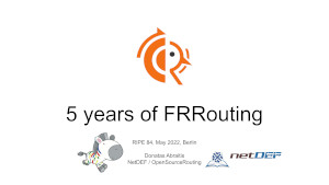 5 Years of FRRouting