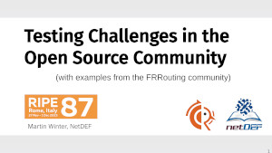 Testing Challenges in the Open Source Community